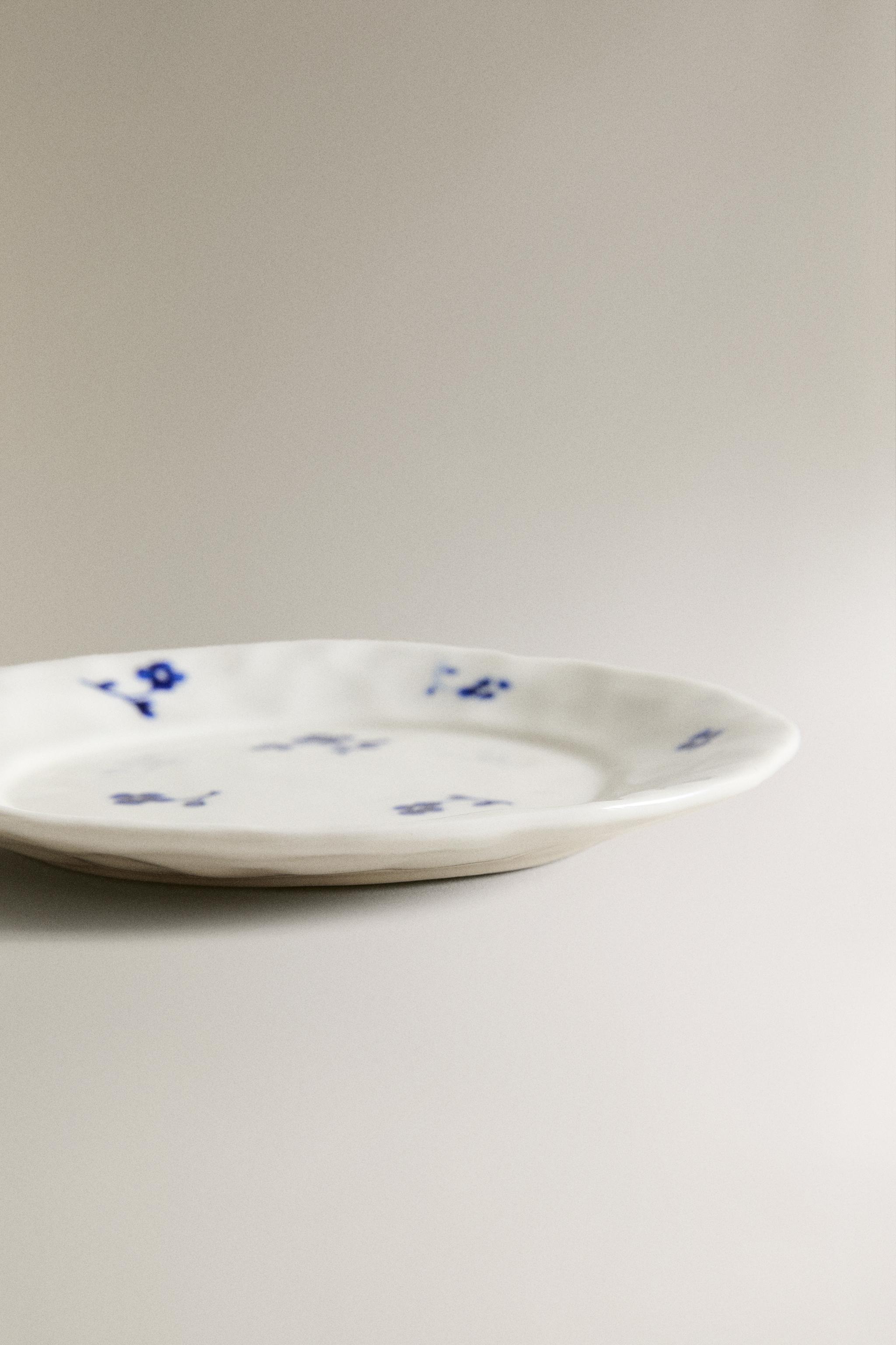 FLORAL PORCELAIN SIDE PLATE